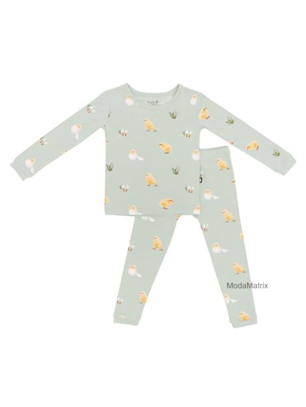 Kids Pajama Set Long Sleeve Rayon from Bamboo Two Piece Toddler Sleepwear